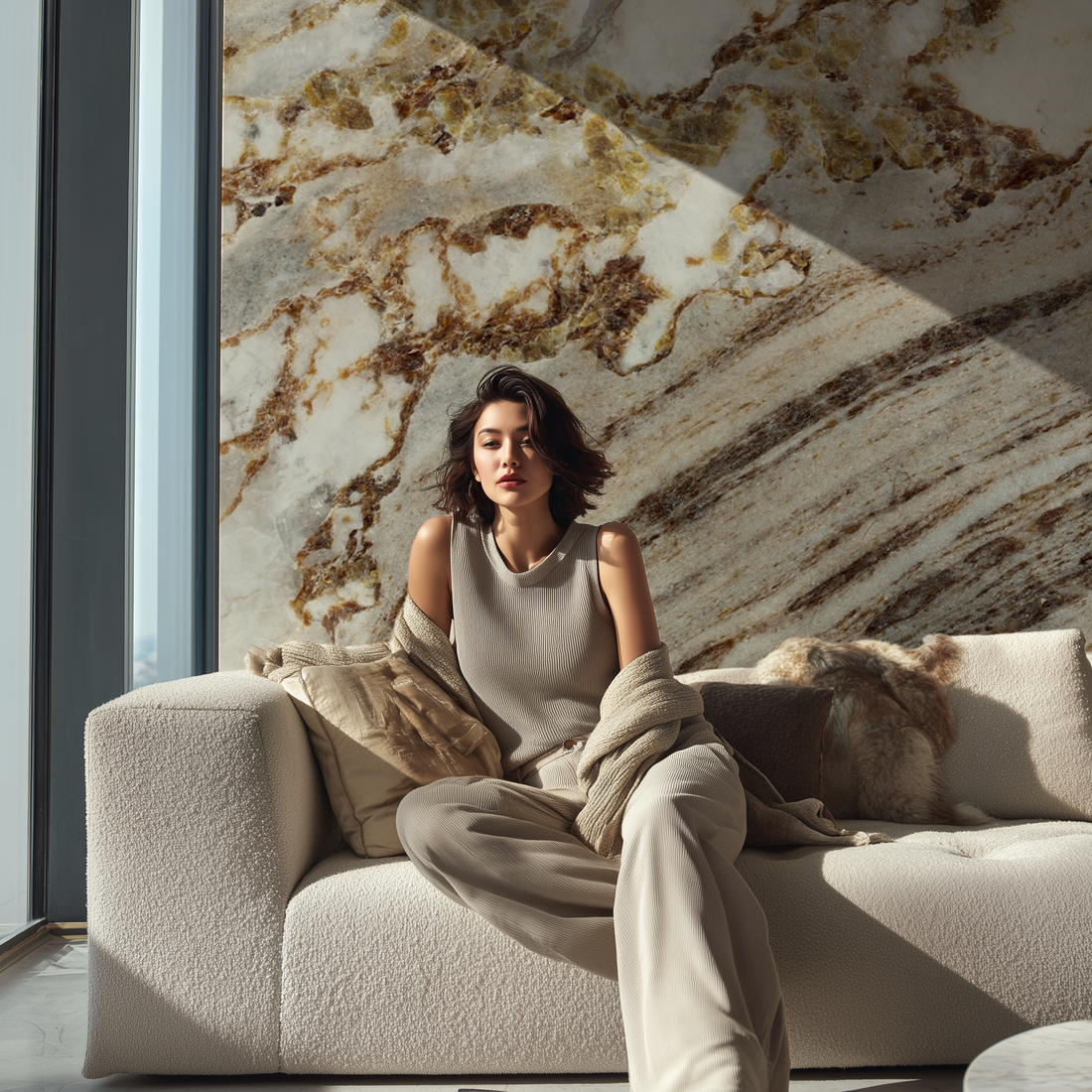 Granite, Geodes & Sculptural Wall Design