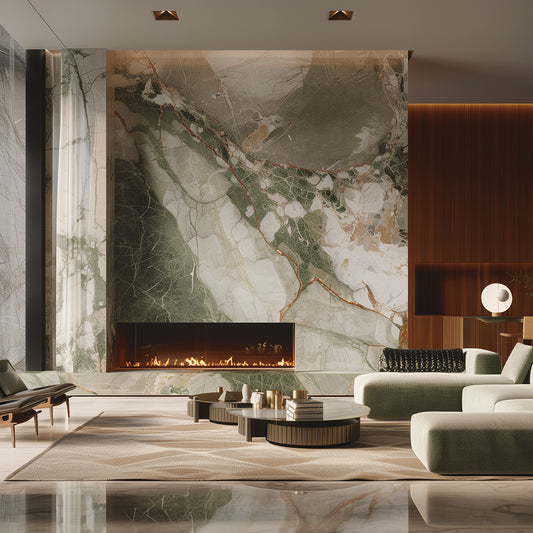 10 Walls to Elevate with Marble Artwork Panels
