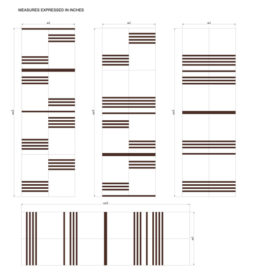 Marble and Wood Slats Modules – ARKdeko'