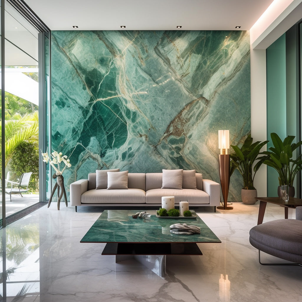 Amazonite Marble Wall Panels – ARKdeko'